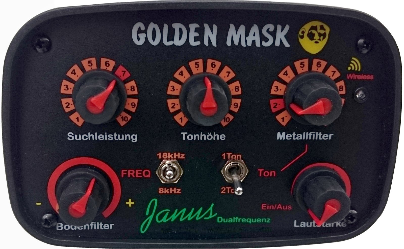 Golden Mask Janus Dualfrequenz Metalldetektor