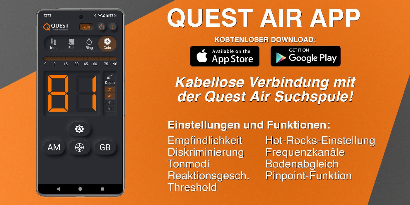 Quest Air App – Steuerung über dein Smartphone