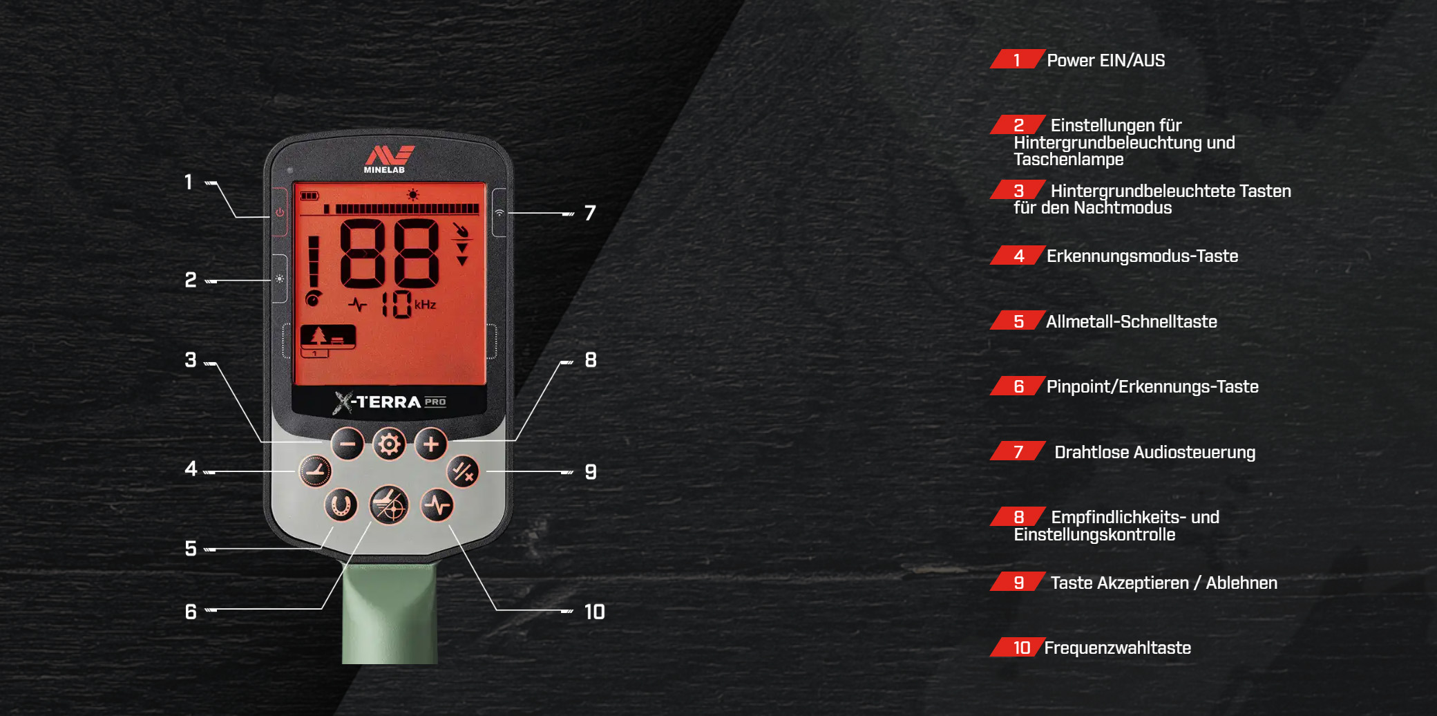 Minelab X-Terra Pro Metalldetektor