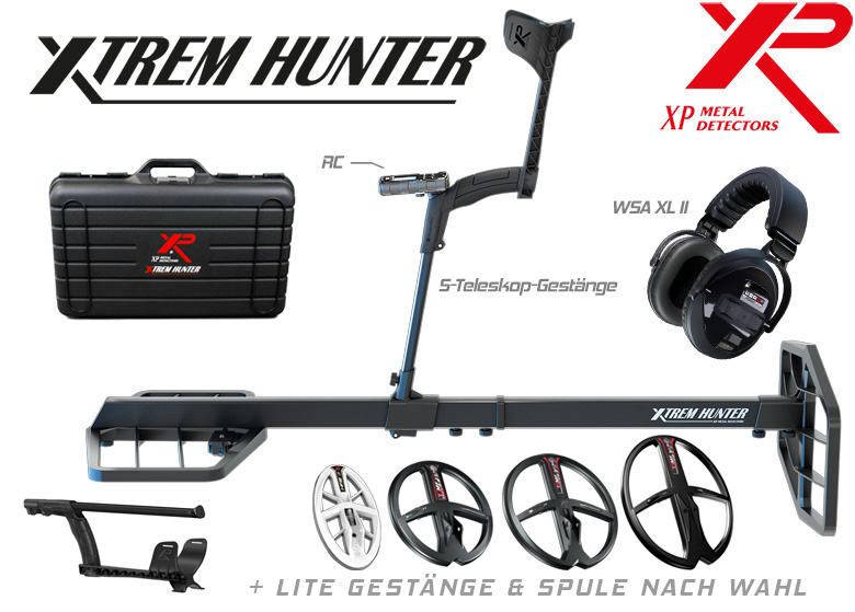 XP XTREM Hunter XTR-115 Tiefensuchgerät als Ultimate-Set