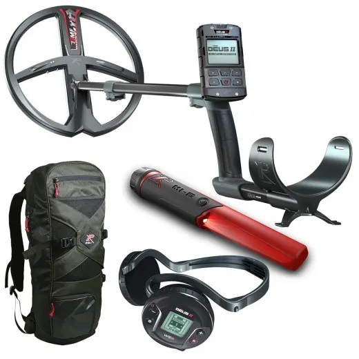 XP DEUS II 28 FMF RC WS6 + MI-6 & Rucksack