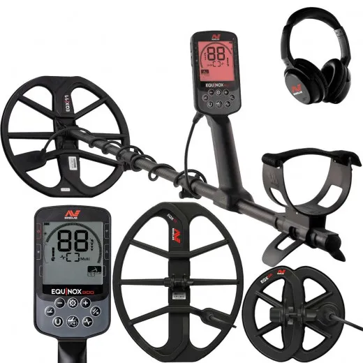 Minelab Equinox 900 Multifrequenz Metalldetektor + Minelab EQX15
