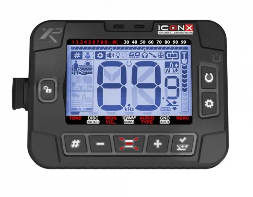 XP ICONX Metalldetektor, 28cm Suchspule, kabellos, FMF Multifrequenz