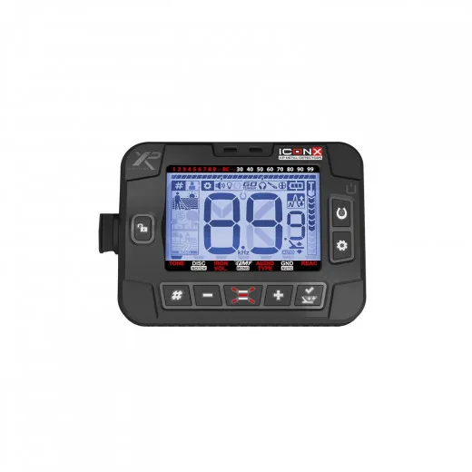XP ICONX Metalldetektor, 28cm Suchspule, kabellos, FMF Multifrequenz, WSA ST