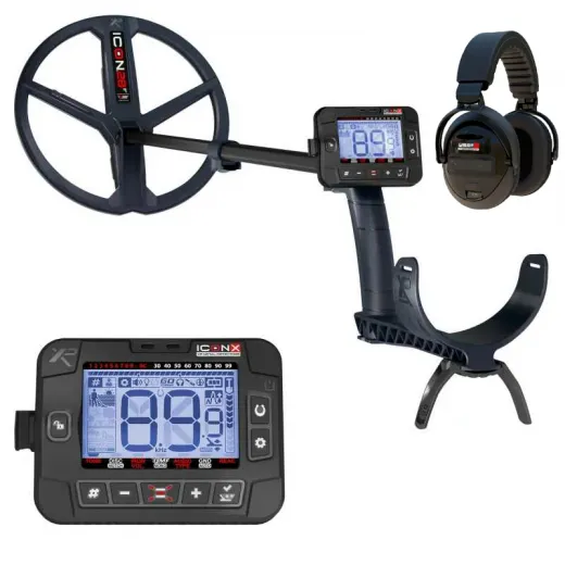 XP ICONX Metalldetektor, 28cm Suchspule, kabellos, FMF Multifrequenz, WSA ST XL