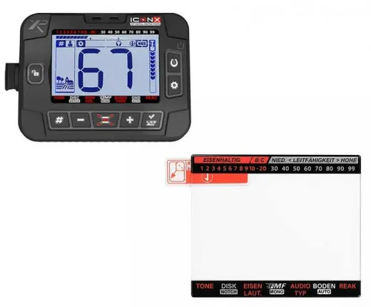 XP ICON X Displayschutz aus gehärtetem Glas