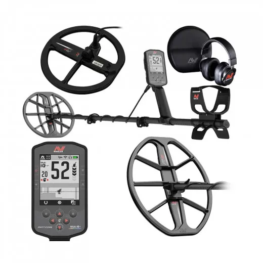 Minelab Manticore Metalldetektor + M15 Spule + M9 Spule