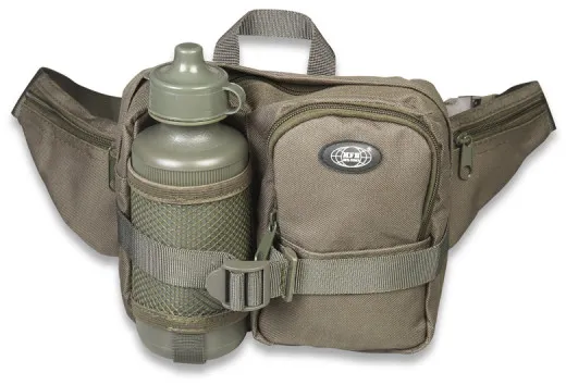 Fundtaschen with drinking bottle olive
