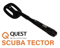 Quest Scuba Tector Black Underwater Metal Detector