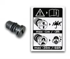 XP DEUS II RC Plug gray 1m waterproof