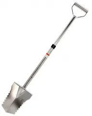 Premium Teleskop-Spaten Edelstahl 67 - 89cm
