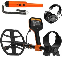 Quest V80 Metalldetektor + free XPointer Orange Pinpointer