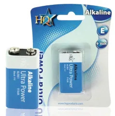 9 Volt-Blockbatterie HQ Alkaline Ultra Power