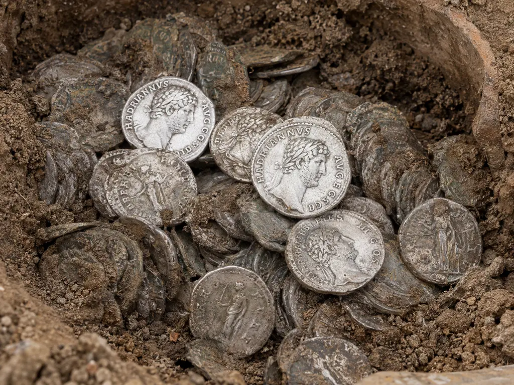 934 römische Silberdenare aus dem Münzschatz von Wesseling